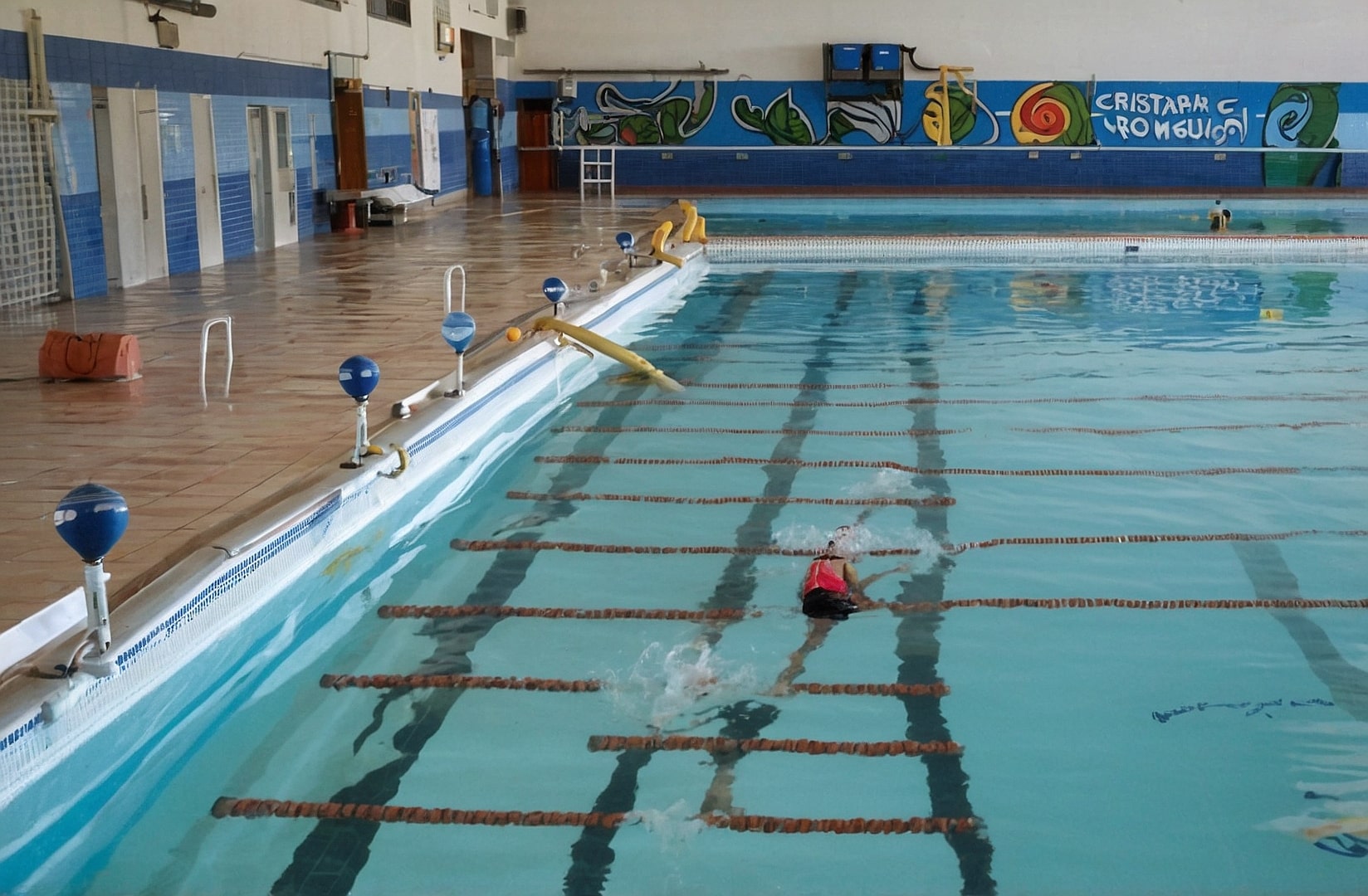 Instructor profesional en piscina
