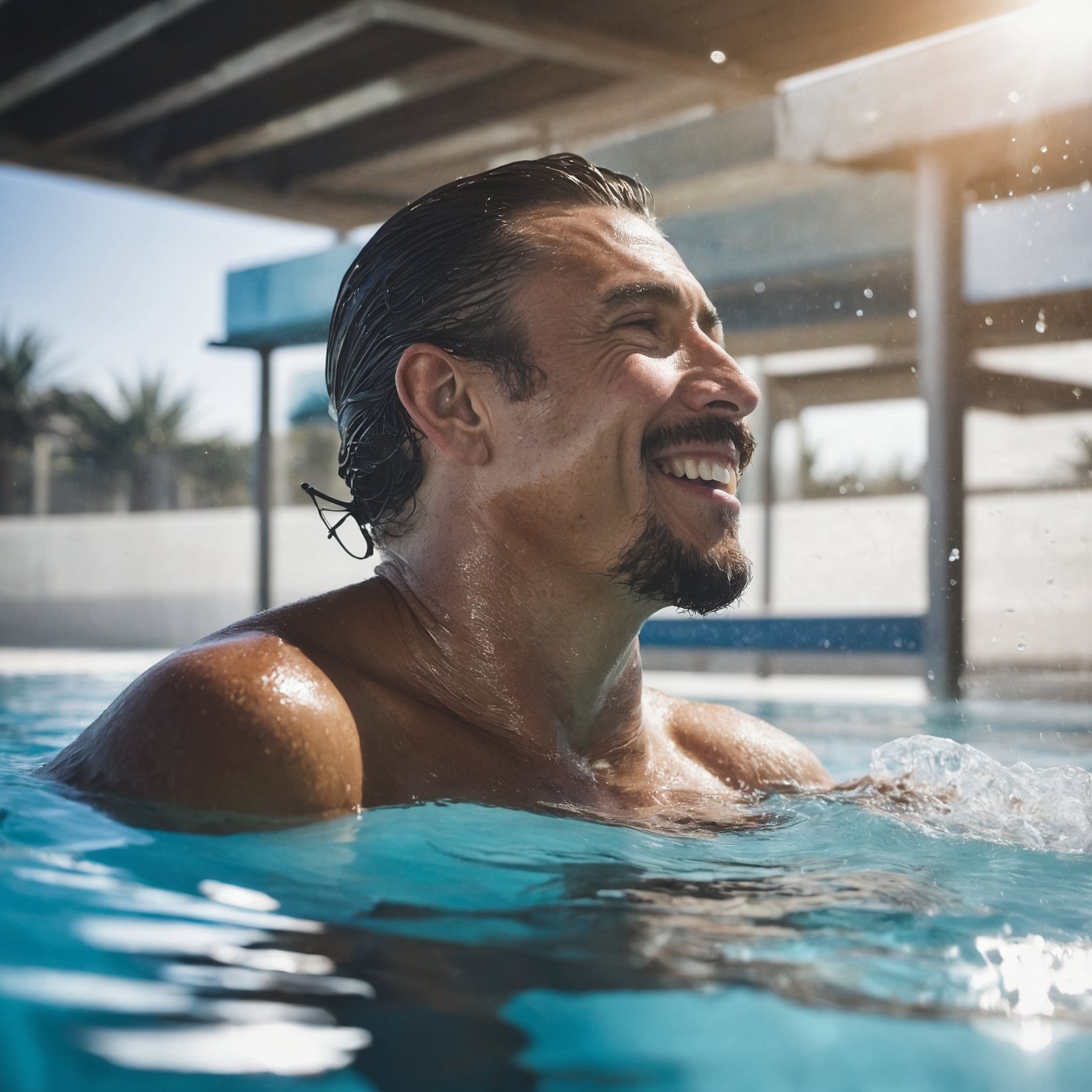 Entrenador de natación calificado